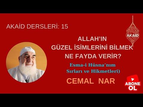 Embedded thumbnail for AKAİD DERSLERİ 15 ALLAH’IN GÜZEL İSİMLERİNİ BİLMEK (Esma i Hüsna’nım Sırları ve Hikmet)