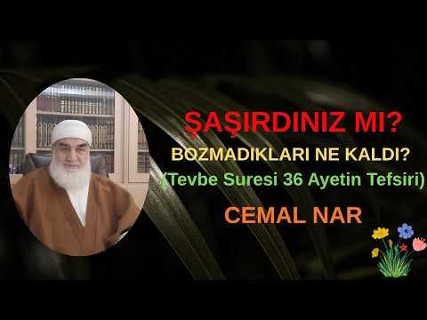 Embedded thumbnail for ŞAŞIRDIK NI BOZMADIKLARI NE KALDI* (Tevbe Suresi 36 Ayetin Tefsiri)