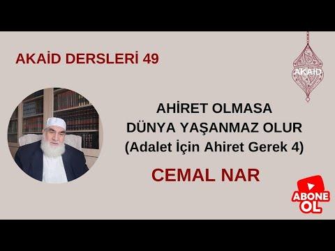 Embedded thumbnail for AKAİD DERSLERİ 49 AHİRET OLMASA DÜNYADA YAŞANMAZ  (Adalet İçin Ahiret Gerek 4)