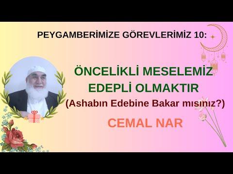 Embedded thumbnail for PEYGAMBERİMİZE GÖREVLERİMİZ 10: ÖNCELİKLİ MESELEMİZ EDEPLİ OLMAKTIR (Ashabın Edebine Bakar mısınız?)