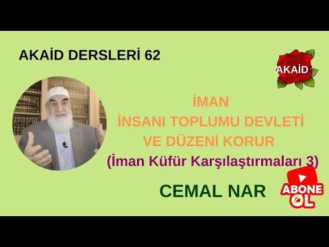 Embedded thumbnail for AKAİD DERSLERİ 62 İMAN İNSANI TOPLUMU DEVLETİ VE DÜZENİ KORUR  (İman Küfür Karşılaştırmaları 3)