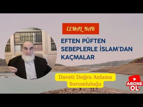 Embedded thumbnail for EFTEN PÜFTEN SEBEPLERLE İSLAM’DAN KAÇMALAR (Daveti Doğru Anlama Sorumluluğu)