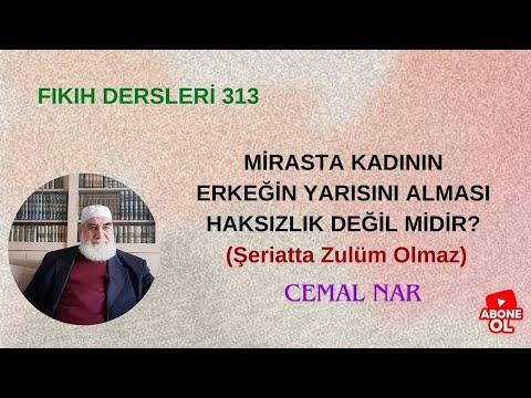 Embedded thumbnail for FIKIH DERSLERİ  313 MİRASTA KADININ ERKEĞİN YARISINI ALMASI HAKSIZLIK MIDIR? (Şeriatta Zulüm Olmaz)