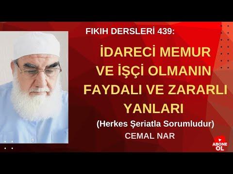 Embedded thumbnail for FIKIH DERSLERİ 439: İDARECİ MEMUR VE İŞÇİ OLMANIN HÜKMÜ NEDİR?I (Herkes Şeriatla Sorumludur)