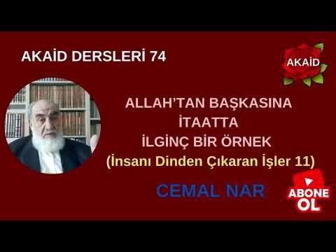 Embedded thumbnail for AKAİD DERSLERİ 74 ALLAH’TAN BAŞKASINA İTAATTA İLGİNÇ BİR ÖRNEK  (İnsanı Dinden Çıkaran İşler 11)