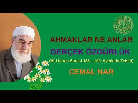 Embedded thumbnail for AHMAKLAR NE ANLAR GERÇEK ÖZGÜRLÜK  (Al-i İmran Suresi 188 – 190. Ayetlerin Tefsiri)