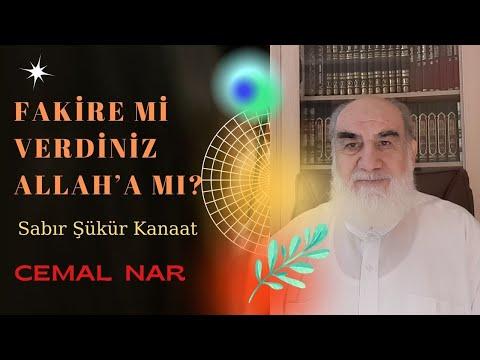 Embedded thumbnail for FAKİRE Mİ VERDİNİZ ALLAH’A MI? (Sabır Şükür Kanaat)