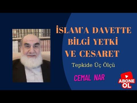 Embedded thumbnail for İSLAM’A DAVETTE BİLGİ YETKİ VE CESARET (Tepkide Üç Ölçü)