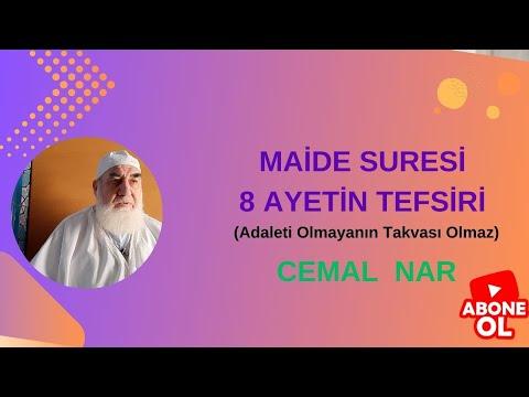 Embedded thumbnail for MAİDE SURESİ 8 AYETİN TEFSİRİ (Adaleti Olmayanın Takvası Olmaz)