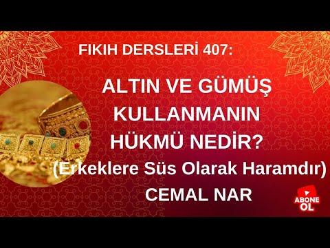 Embedded thumbnail for FIKIH DERSLERİ 407: ALTIN VE GÜMÜŞ KULLANMANIN HÜKMÜ NEDİR? (Erkeklere Süs Olarak Haramdır)