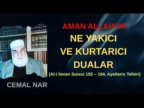 Embedded thumbnail for AMAN ALLAHIM NE YAKICI VE KURTARICI DUALAR (Al-i İmran Suresi 192 – 194. Ayetlerin Tefsiri)
