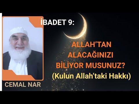 Embedded thumbnail for İBADET 9: ALLAH’TAN ALACAĞINIZI BİLİYOR MUSUNUZ? (Kulun Allah’taki Hakkı)