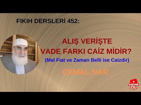 Embedded thumbnail for FIKIH DERSLERİ 452: ALIŞ VERİŞTE VADE FARKI CAİZ MİDİR? (Mal Fiat ve Zaman Belli ise Caizdir)