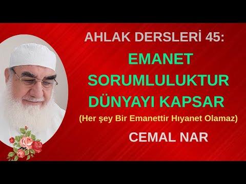 Embedded thumbnail for AHLAK DERSLERİ 45: EMANET SORUMLULUKTUR DÜNYAYI KAPSAR (Her şey Bir Emanettir Hıyanet Olamaz)