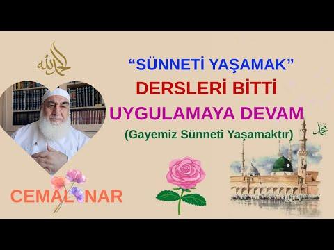 Embedded thumbnail for SÜNNETİ YAŞAMAK DERSLERİ BİTTİ UYGULAMAYA DEVAM (Gayemiz Sünneti Yaşamaktır)