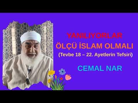 Embedded thumbnail for YANILIYORLAR ÖLÇÜ İMAN OLMALI (Tevbe 18 – 22  Ayetlerin Tefsiri)