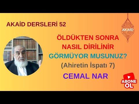 Embedded thumbnail for AKAİD DERSLERİ 52 ÖLDÜKTEN SONRA NASIL DİRİLİNİR GÖRMÜYOR MUSUNUZ? (Ahiretin İspatı 7)