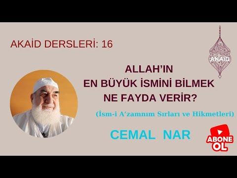 Embedded thumbnail for AKAİD DERSLERİ 16  ALLAH’IN EN BÜYÜK İSMİNİ BİLMEK (İsm i A’zamın Sırları ve Hikmetle)