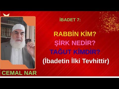Embedded thumbnail for İBADET 7: RABBİN KİM ŞİRK NEDİR TAĞUT KİMDİR? (İbadetin İlki Tevhittir)
