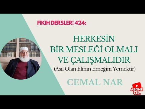 Embedded thumbnail for FIKIH DERSLERİ 424: HERKESİN BİR MESLEĞİ OLMALI VE ÇALIŞMALIDIR (Asıl Olan Elinin Emeğini Yemektir)