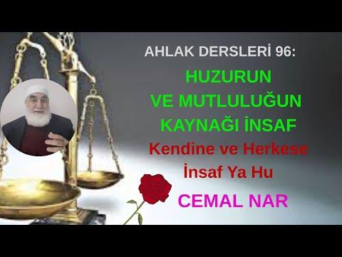 Embedded thumbnail for AHLAK DERSLERİ 96: HUZURUN VE MUTLULUĞUN KAYNAĞI İNSAF (Kendine ve Herkese İnsaf Ya Hu)