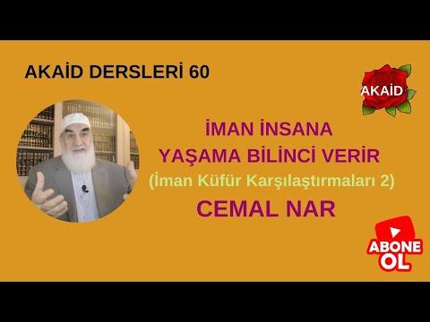 Embedded thumbnail for AKAİD DERSLERİ 61 İMAN İNSANA YAŞAMA BİLİNCİ VERİR (İman Küfür Karşılaştırmaları 2)