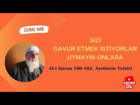 Embedded thumbnail for SİZİ GAVUR ETMEK İSTİYORLAR  UYMAYIN ONLARA (Al-i İmran 100-102. Ayetlerin Tefsir)